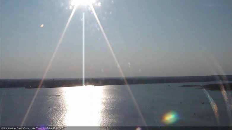 Lake Travis webcam, September 9, 2017 5:15 PM CT