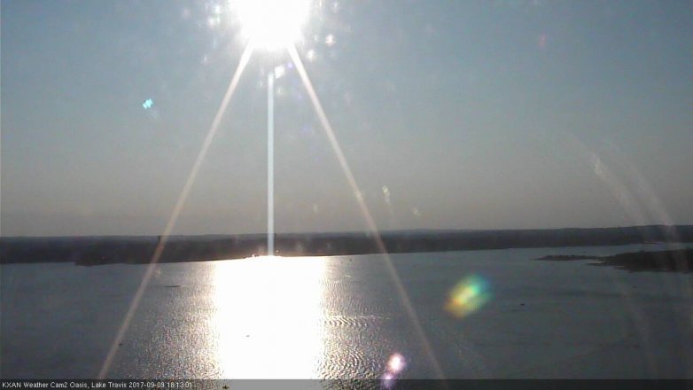 Lake Travis webcam, September 9, 2017 5:30 PM CT