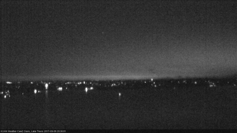 Lake Travis webcam, September 9, 2017 7:50 PM CT