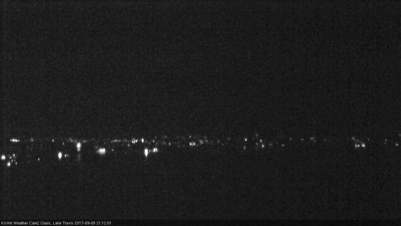 Lake Travis webcam, September 9, 2017 8:40 PM CT