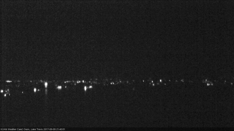 Lake Travis webcam, September 9, 2017 9:10 PM CT