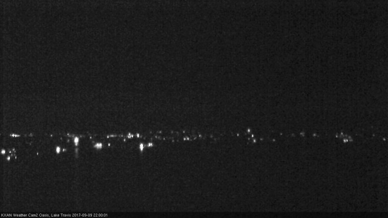 Lake Travis webcam, September 9, 2017 9:25 PM CT