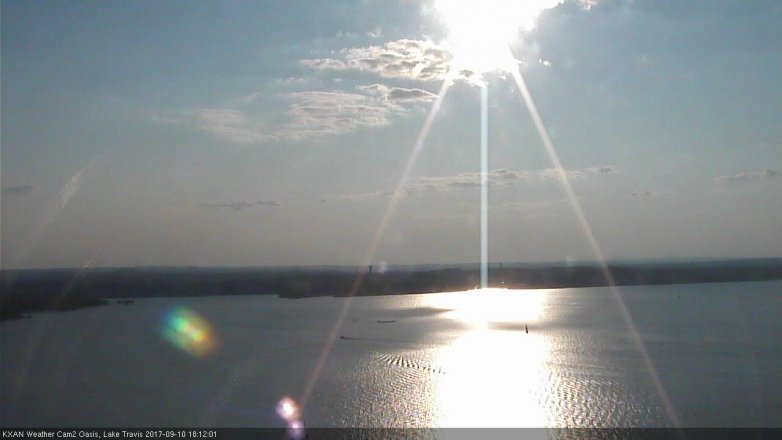 Lake Travis webcam, September 10, 2017 5:15 PM CT