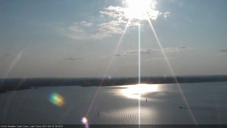 Lake Travis webcam, September 10, 2017 5:35 PM CT