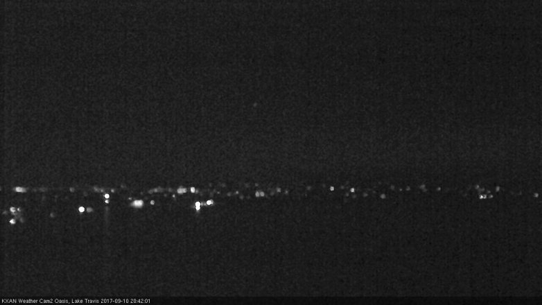 Lake Travis webcam, September 10, 2017 8:10 PM CT