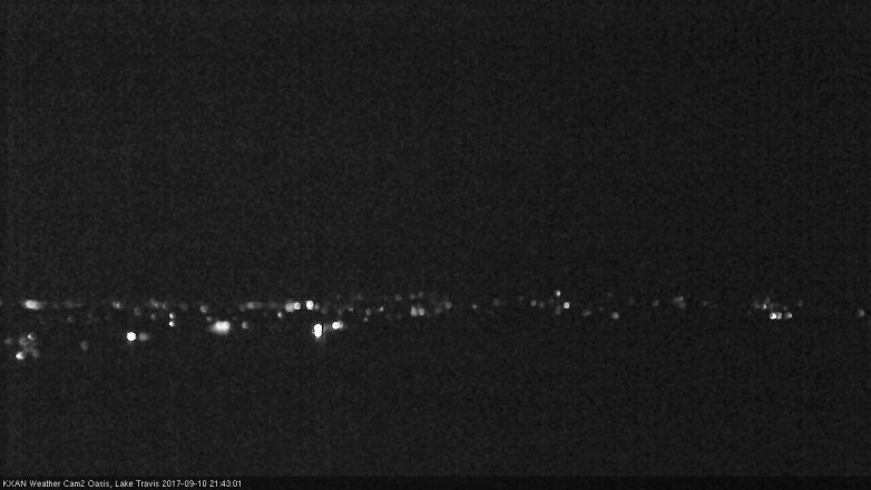 Lake Travis webcam, September 10, 2017 8:50 PM CT