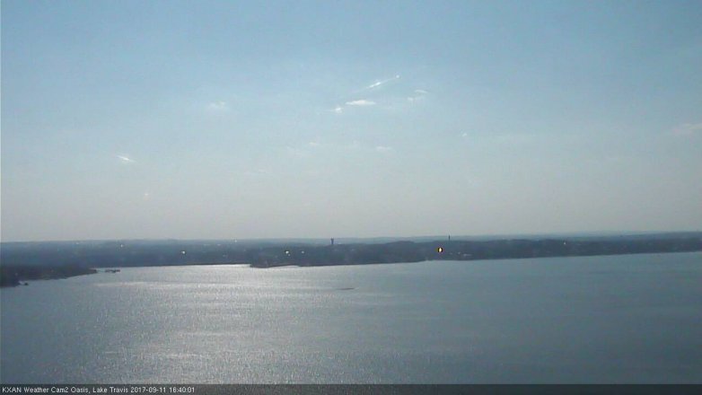 Lake Travis webcam, September 11, 2017 3:50 PM CT