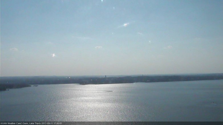 Lake Travis webcam, September 11, 2017 4:05 PM CT