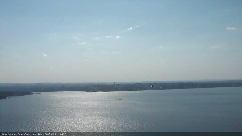Lake Travis webcam, September 11, 2017 4:15 PM CT