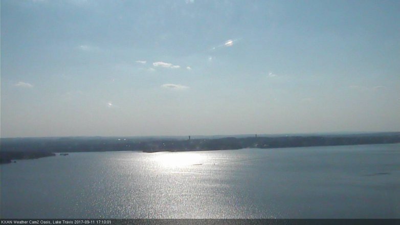 Lake Travis webcam, September 11, 2017 4:20 PM CT