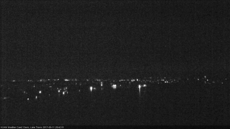 Lake Travis webcam, September 11, 2017 7:55 PM CT