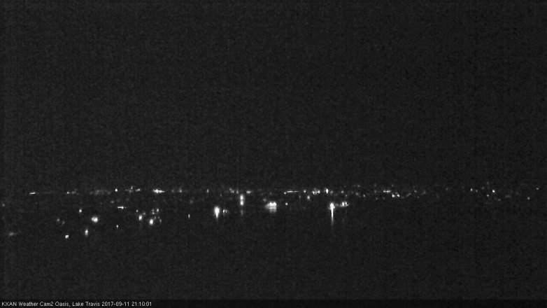 Lake Travis webcam, September 11, 2017 8:15 PM CT