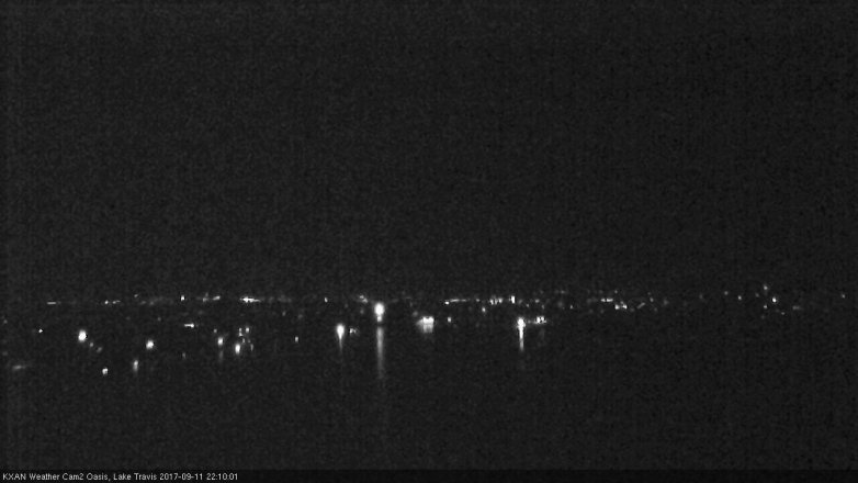 Lake Travis webcam, September 11, 2017 9:15 PM CT