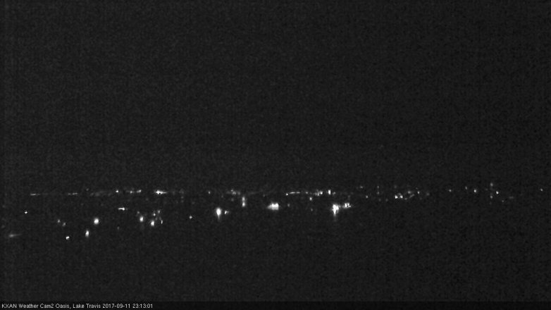 Lake Travis webcam, September 11, 2017 10:45 PM CT
