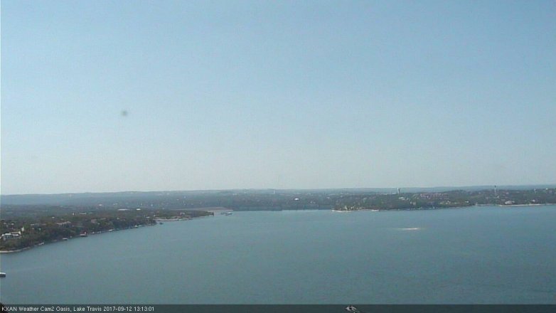 Lake Travis webcam, September 12, 2017 12:25 PM CT