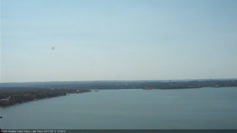 Lake Travis webcam, September 12, 2017 2:20 PM CT