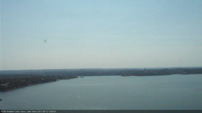 Lake Travis webcam, September 12, 2017 3:05 PM CT