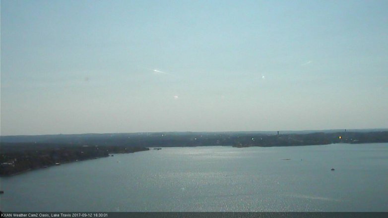 Lake Travis webcam, September 12, 2017 3:40 PM CT