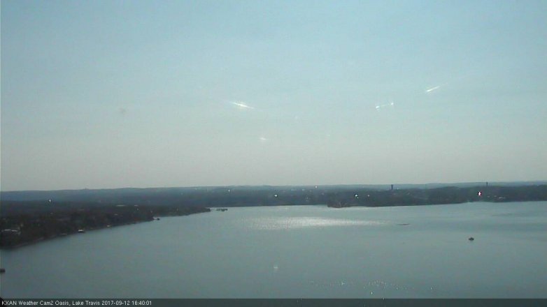 Lake Travis webcam, September 12, 2017 4:05 PM CT