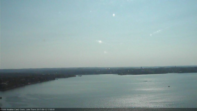 Lake Travis webcam, September 12, 2017 4:15 PM CT