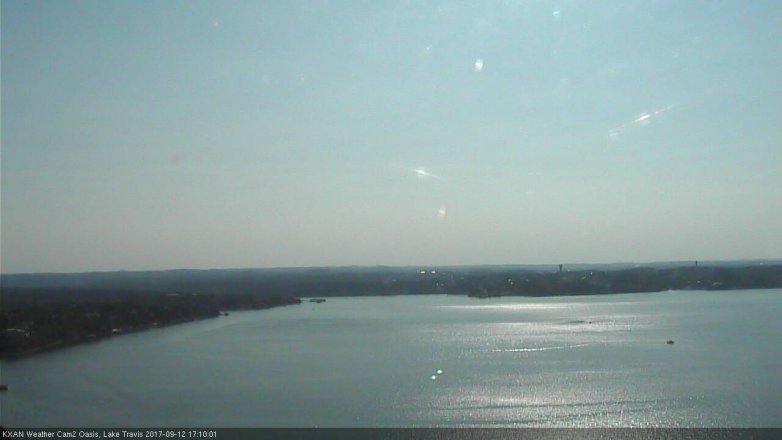Lake Travis webcam, September 12, 2017 4:20 PM CT