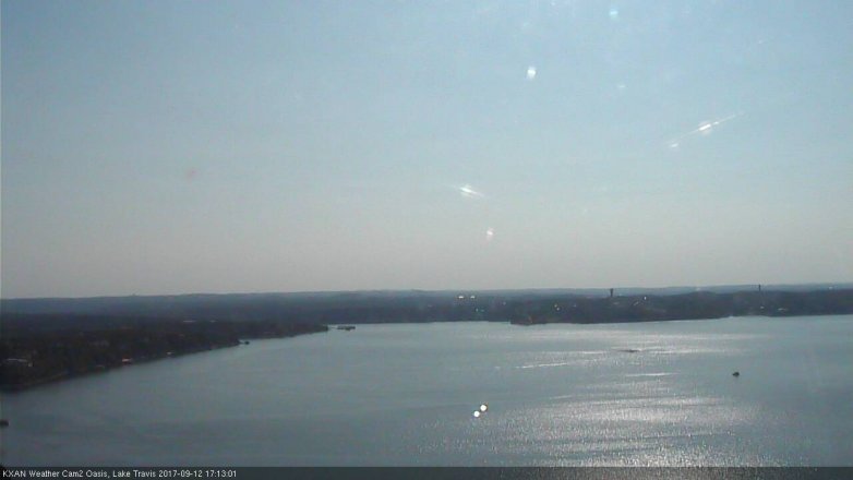 Lake Travis webcam, September 12, 2017 4:40 PM CT