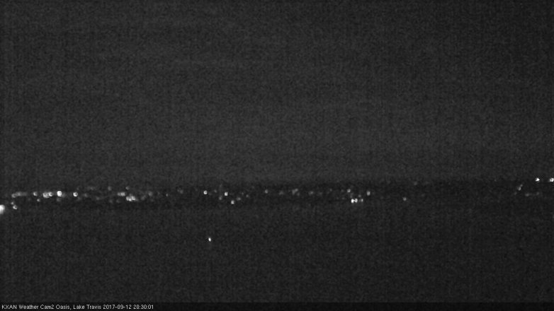 Lake Travis webcam, September 12, 2017 7:45 PM CT