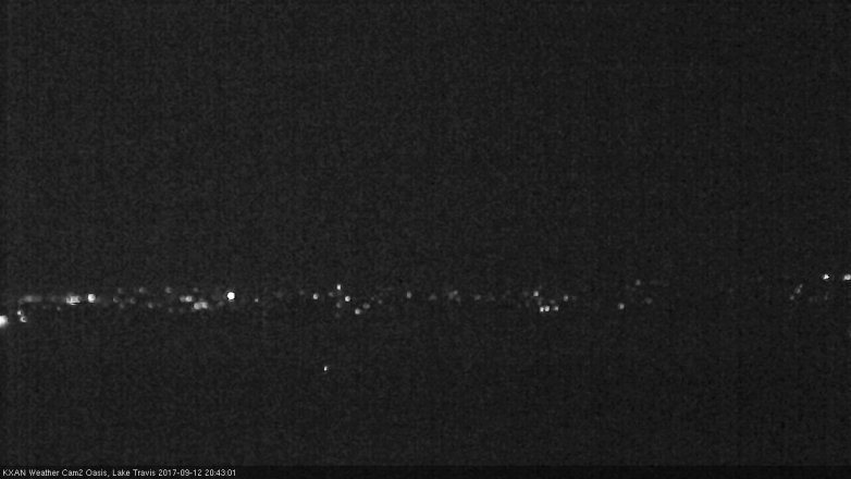Lake Travis webcam, September 12, 2017 7:55 PM CT