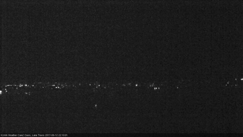 Lake Travis webcam, September 12, 2017 9:25 PM CT