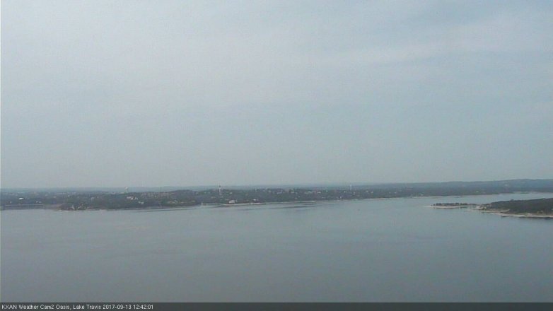 Lake Travis webcam, September 13, 2017 11:50 AM CT