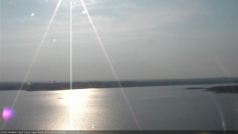 Lake Travis webcam, September 13, 2017 5:00 PM CT