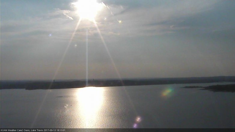 Lake Travis webcam, September 13, 2017 5:25 PM CT