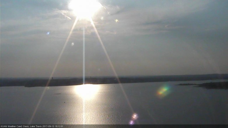 Lake Travis webcam, September 13, 2017 5:30 PM CT