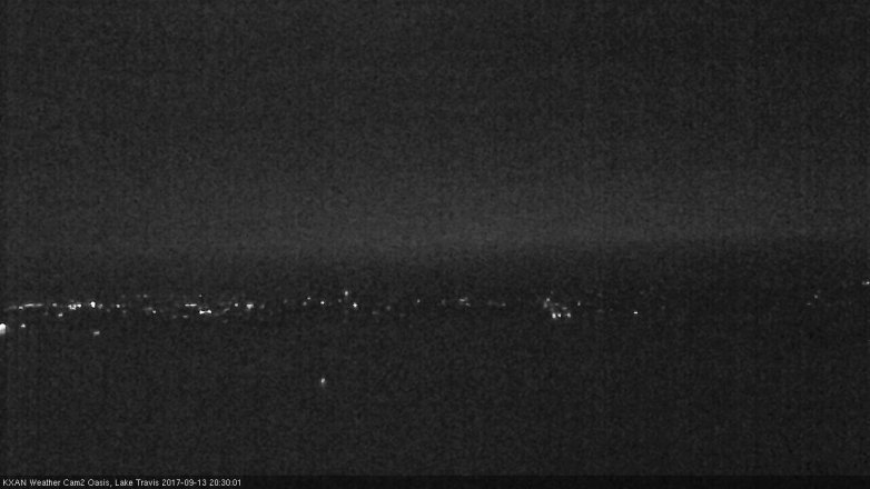 Lake Travis webcam, September 13, 2017 7:35 PM CT