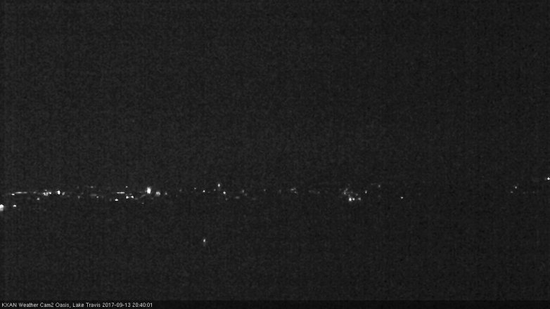 Lake Travis webcam, September 13, 2017 7:50 PM CT