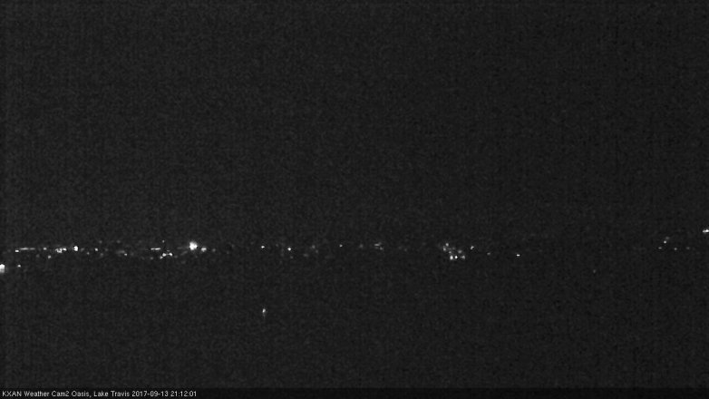 Lake Travis webcam, September 13, 2017 8:15 PM CT