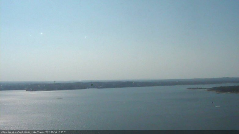 Lake Travis webcam, September 14, 2017 3:55 PM CT