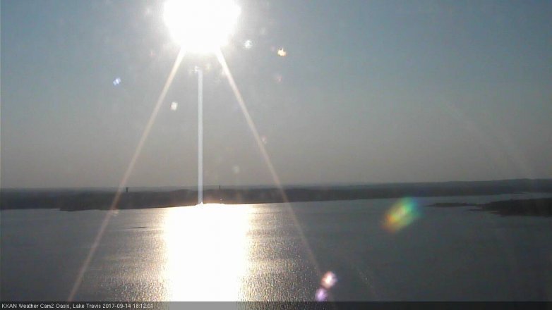 Lake Travis webcam, September 14, 2017 5:15 PM CT