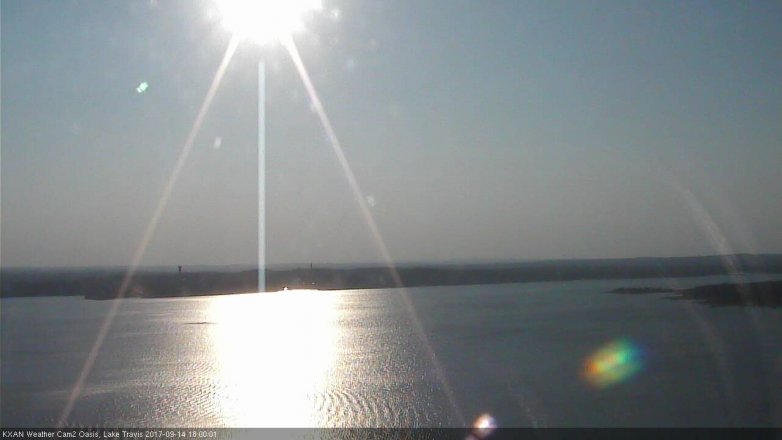 Lake Travis webcam, September 14, 2017 5:20 PM CT