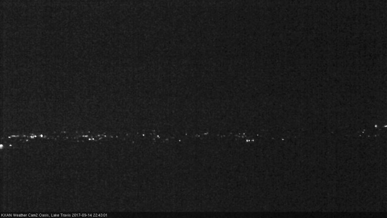 Lake Travis webcam, September 14, 2017 9:55 PM CT