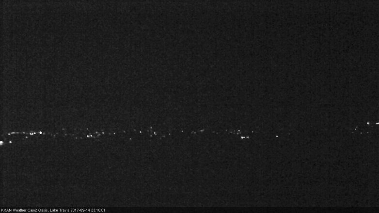 Lake Travis webcam, September 14, 2017 10:35 PM CT