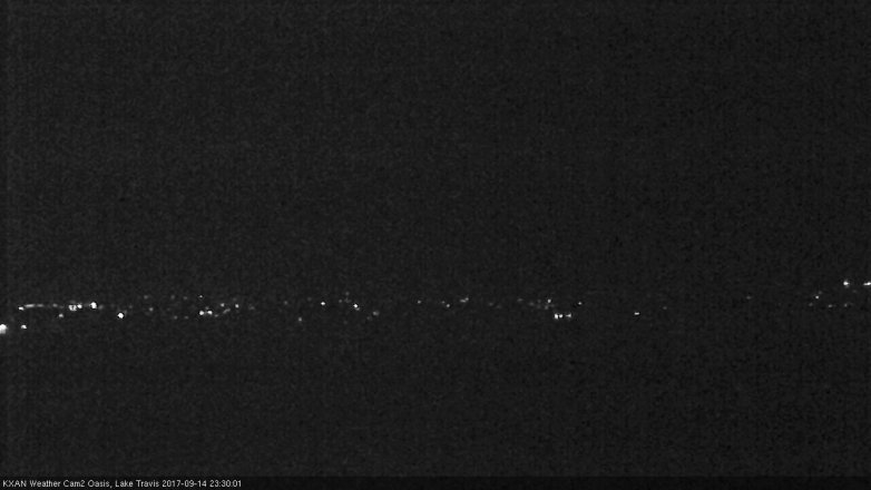Lake Travis webcam, September 14, 2017 10:55 PM CT