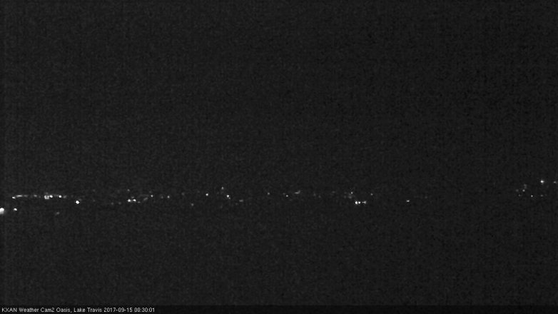 Lake Travis webcam, September 14, 2017 12:00 AM CT
