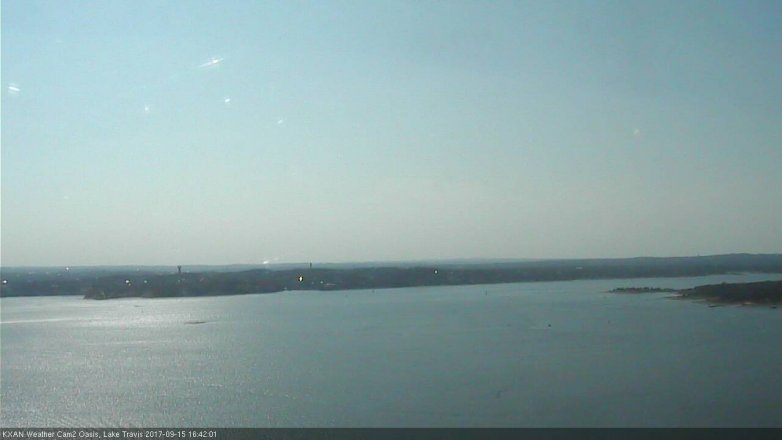 Lake Travis webcam, September 15, 2017 3:45 PM CT
