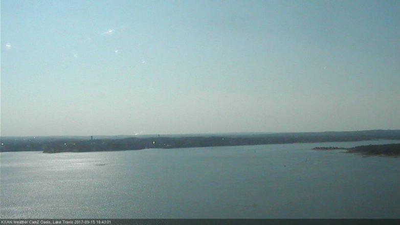 Lake Travis webcam, September 15, 2017 4:10 PM CT