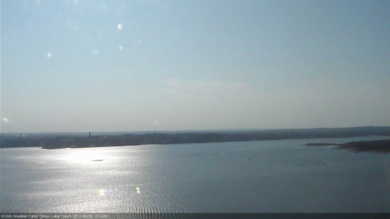 Lake Travis webcam, September 15, 2017 4:30 PM CT