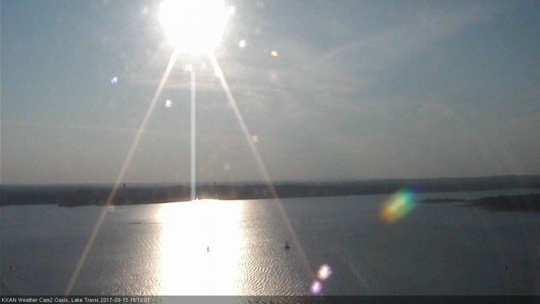 Lake Travis webcam, September 15, 2017 5:15 PM CT