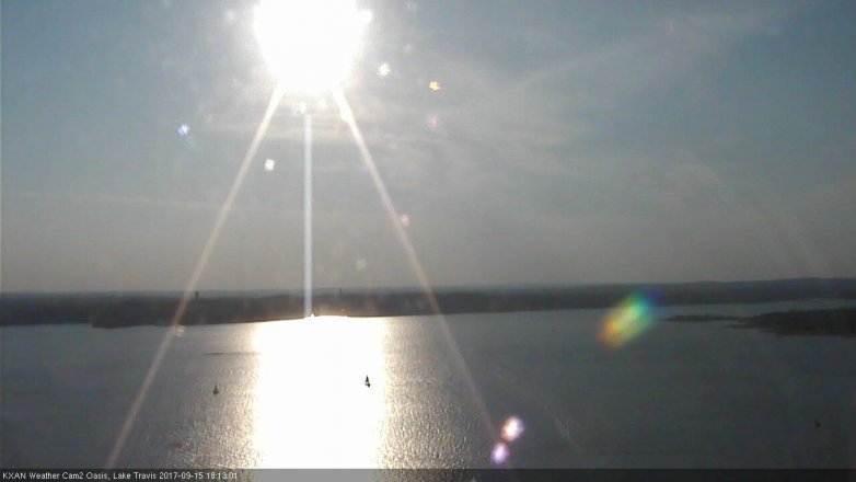Lake Travis webcam, September 15, 2017 5:30 PM CT
