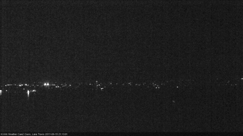Lake Travis webcam, September 15, 2017 8:35 PM CT