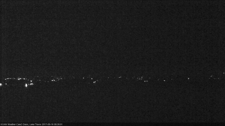Lake Travis webcam, September 15, 2017 12:00 AM CT